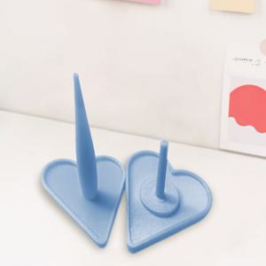 TEMU 회전하는 하트 얀 홀더, 스웨터 뜨개질에 편리한 아이템, 창의적인 회전식 디스플레이 및 보관 랙, 얀 보관