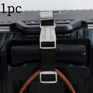 TEMU 여름 나들이 중 물건을 정리하는 데 이상적인 1/3 다기능 나일론 여행 가방 스트랩 및 백팩 스트랩 세트입니다. 손이 묶여 있지 않게 휴대할 수 있으며, 여행용 여행 가방을 위한 외부 후크와 조절 가능한 해제 버클이 특징입니다.