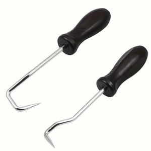 TEMU 2개 자동차 호스 제거 후크 세트, 비전동 라디에이터 쿨런트 호스 풀러 도구, O-링 제거 픽, 8인치, 다양한 모델용, 배터리 미포함