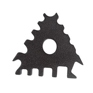 TEMU 1개 도자기 도구, 가장자리 정리기, 세라믹 홈 몰드, 점토 트리밍 및 폴리싱 도구, 도자기 리브 풋 셰이퍼, 초보자와 전문가용