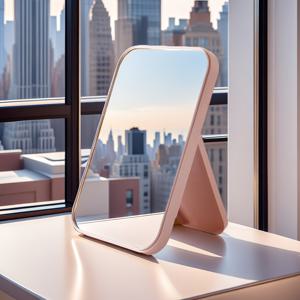 TEMU 고화질 거울 탁상용 화장 거울, 학생 기숙사, 침실, 욕실, 야외 여행 및 출장용 필수품, 스승의 날, 새해, 크리스마스, 밸런타인데이, 생일, 졸업식과 같은 기념일 선물용으로도 사용 가능, 사계절용