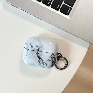 TEMU 갤럭시 버드 3 및 버드 3 프로와 호환되는 이어폰 케이스입니다. 별이 빛나는 하늘의 대리석 디자인으로 보호 기능을 제공합니다.