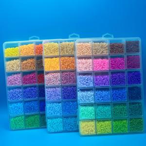 TEMU 비즈 멜팅 공예 키트 (4가지 사이즈로 제공: 24색, 48색, 72색, 96색)