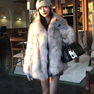 TEMU 폭스 퍼 페이크 퍼 코트 여성 가을겨울 신상 미디 기장 루즈핏 에코 퍼 고급스러운 소프트 터치 데일리 아우터 젊은 층 추천