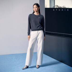 (26SS) 시그니처 커브드 패턴 데님