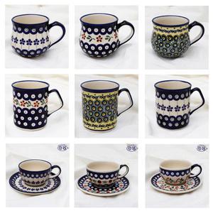 자크라디 폴란드 머그컵 커피잔/그릇/찻잔 세트/머그