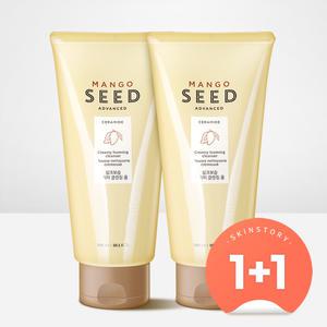 (2개) 더페이스샵 망고씨드 실크보습 크리미 클렌징 폼 300ml (대용량)