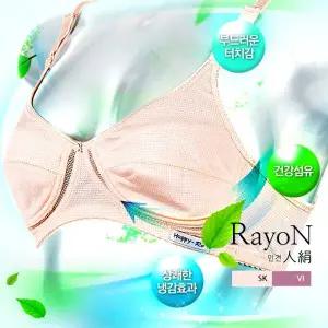 [해피로][Happy-Ro] 실크인견 노와이어 무빙 메쉬 부직포 홑겹 브라 hbr3111