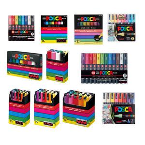 유니 포스카 마카펜 세트(1M/3M/5M/8K/17K/7색/8색/12색/15색/16색)