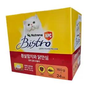 뉴트리나 비스트로 XPC 고양이캔 160gX24개 고양이간식