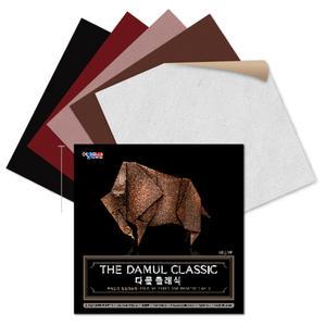 종이나라 다물 클래식 크라프트지 35cm 5색10매x5개입-1속  전문가용 종이접기 큰 색종이