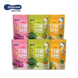 [베베쿡]처음먹는 더블떡뻥 3종 6개