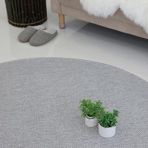 까드리아 데이지 사이잘룩 헤링본 자가드 사계절 거실 (원형) 러그 카페트_4Size 4Color