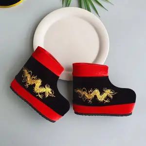 [샵마시모](남아 돌한복 소품) 왕세자 고급 신발 목화