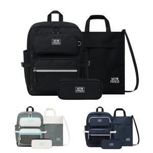 [빅토리아앤프렌즈][고학년 책가방 3종세트] 점프업 백팩+필통+보조가방 (색상선택)