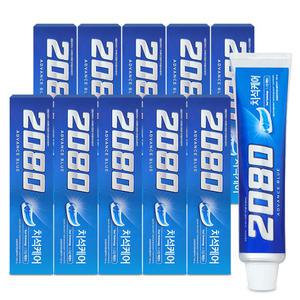 2080 어드밴스블루 치약 치석케어 150g x 10개