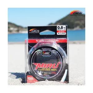 긱스코리아 미루 블랙라벨 카본 목줄(50M) 프리미엄 구멍찌낚시 감성돔 벵에돔 바다낚시줄
