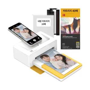 코닥 도크2 도크플러스 PD460+카트리지 50매 포토프린터  사진인화기 가정용 핸드폰 블루투스