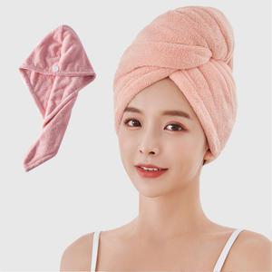 머리 말리는 극세사 헤어 드라이 수건 건조 두건 헤어타올 드라이캡 아이 긴머리 간편 타월