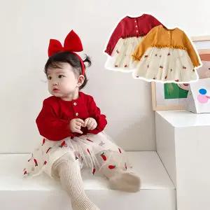 [보리보리/조이멀티]레드파인 자수레이스 아동 여아원피스 205182