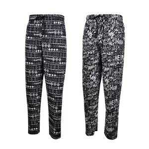 막바지 2장 원플러스원 남자 봄가을 흑백 편한 몸빼 밴딩 캐주얼 일바지