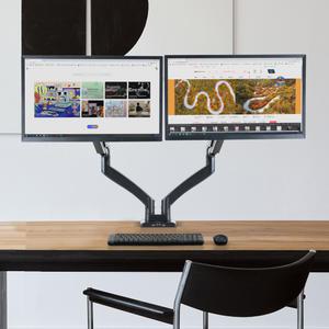 카멜마운트 고중량 USB타입 듀얼 모니터 거치대 PMA-2DU 블랙