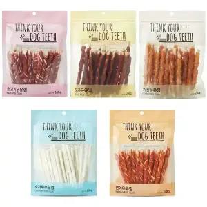 띵독 띵크유어독 Think Yor Dog Teeth 강아지 우유껌 스틱