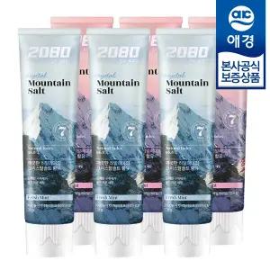 [애경] 2080 퓨어 솔트 치약 150g x6개