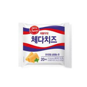 서울우유 체다 슬라이스치즈 360g x 4개입