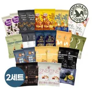 [산과들에] 맛보기팩 31봉 x2세트 (하루견과x건자두x시즈닝견과)