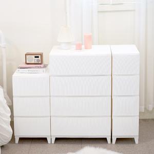 보노하우스 가든 라탄 서랍장 일반형 3단 플라스틱 수납장