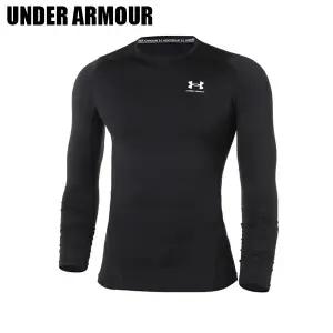 언더아머 남성용 히트기어 아머 컴프레션 LS 티셔츠 1361524-001