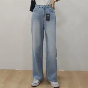 [하프클럽/헤이데이즈]1166 (연청) 여름 후들후들 와이드 10부 데님 팬츠 청바