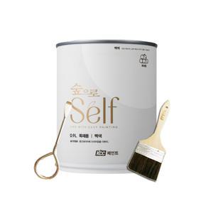 KCC 숲으로셀프 목재용 친환경 페인트 에그쉘광 3L