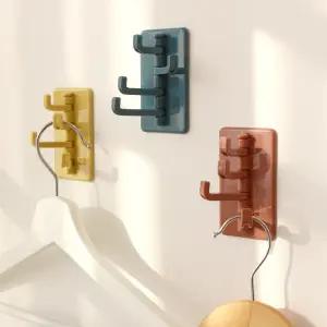 벽부착식 회전걸이/행거/가방/걸이/모자/후크/벽/옷/마스크/바지/문