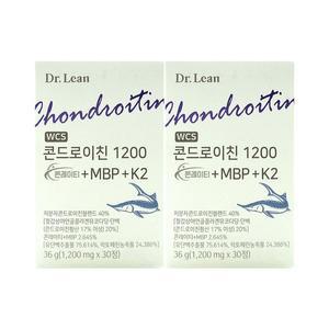 닥터린 콘드로이친 1200 콘레이티 + MBP + K2 1200mg x 30정 x 2박스