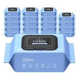 퓨어 워터 순수 도톰한 앰보싱 물티슈 100매 20팩