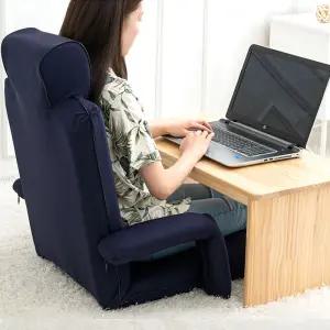 풍원 VIP 참숯 폴딩 리클라이너 접이식 수유 허리편한 등받이 방석 앉는 좌식의자