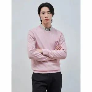 [빈폴] [Essential] 캐시미어 라운드 니트  라이트 핑크 (BC4X51E06Y)