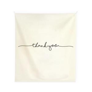 THANK YOU 그림 창문가리개 패브릭포스터 3size 소형 중대형