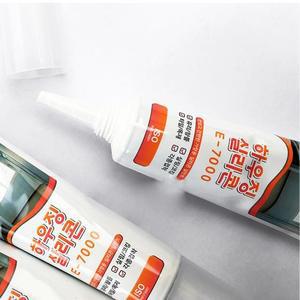 접착 틈새 튜브형 투명 무초산 실리콘 시스루 클리어 좁은 빈틈 모퉁이 틈세 SG-2DG43-4963