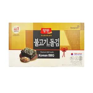 동원 양반 올리브 돌김 불고기 맛 지함 3g x 20봉