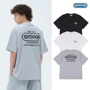 [아웃도어프로덕츠] 오버핏 백 로고 티셔츠 (3COLORS)