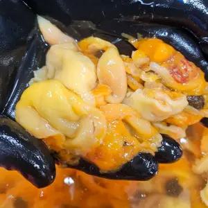 통영 산지 당일작업 싱싱한 손질 깐멍게 500g(해수포함)