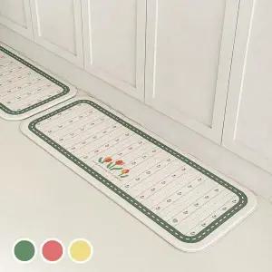 아트박스/러움 프렌치 모닝튤립 PVC 주방쿠션매트 50x220cm