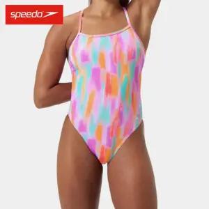 스피도 SPEEDO 2025 여성 원피스 실내 수영복 Y백 하이컷 800477518490