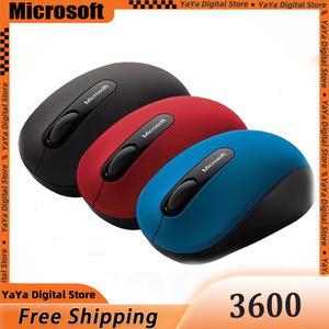 Microsoft 3600 무선 휴대용 무선 블루투스 마우스 게임 사무실 표면 태블릿 노트북 액세서리 일시 중지 게