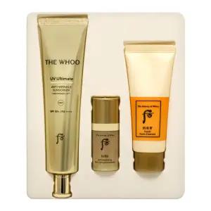 더 후 UV 얼티밋 안티 링클 선 증량 기획 세트 (75ml) 주름 개선 마일드 저자극 선크림