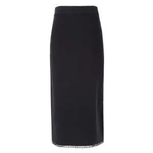 [롯데백화점]더아이잗컬렉션 시어 배색니트 스커트  CRAE1SK671