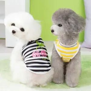 반려동물 스트라이프 스티치 쿨나시 강아지옷 (WFJX08C)